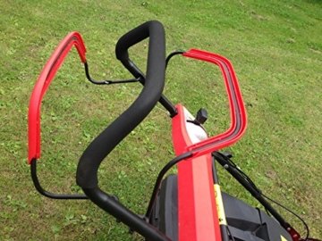 Benzin Rasenmäher 5 PS, 48cm, Radantrieb, inkl Mulchkit, 60 Liter Fangkorb - 