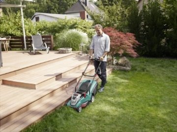 Bosch DIY Akku-Rasenmäher Rotak 43 LI ohne Akku (Grasfangbox, 36 V, Ergoflex-System, Schnittbreite 43 cm, Schnitthöhe 20-70 mm) - 