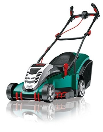 Bosch DIY Akku-Rasenmäher Rotak 430 LI, 2 Akku, Ladegerät, 50 l Grasfangkorb, Karton (36 V, 2,0 Ah, 43 cm Schnittbreite, 20-70 mm Schnitthöhe) -