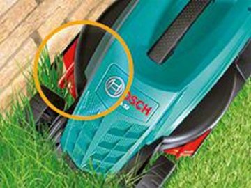 Bosch DIY Rasenmäher ARM 32, 31 l Grasfangkorb, Karton (1200 Watt, 32 cm Schnittbreite, 20-60 mm Schnitthöhe) - 