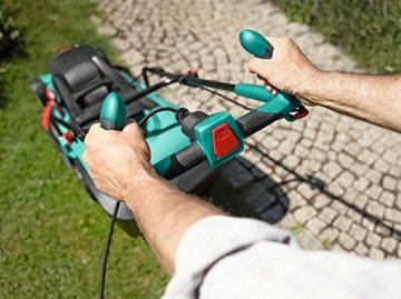 Bosch DIY Rasenmäher Rotak 37, Grasfangbox 40 l (1400 W, Ergoflex-System, Schnittbreite 37 cm, Schnitthöhe 20-70 mm) - 