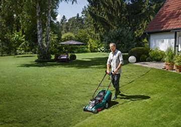 Bosch DIY Rasenmäher Rotak 40, Grasfangbox 50 l (1700 W, Ergoflex-System, Schnittbreite 40 cm, Schnitthöhe 20-70 mm) - 