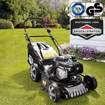 BRAST 4 in 1 BENZIN Rasenmäher Briggs & Stratton Motor Selbstantrieb Motormäher B&S BS - 