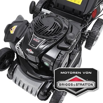 BRAST 4 in 1 BENZIN Rasenmäher Briggs & Stratton Motor Selbstantrieb Motormäher B&S BS - 