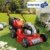 BRAST BENZIN ECO Rasenmäher Motormäher 2,5kW (3,4PS) Mäher Benzinmäher Trimmer kugelgelagerte Big-Wheeler-Räder Stahlblechgehäuse Easy Clean 46cm Schnittbreite - 