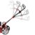 BRAST BENZIN ECO Rasenmäher Motormäher 2,5kW (3,4PS) Mäher Benzinmäher Trimmer kugelgelagerte Big-Wheeler-Räder Stahlblechgehäuse Easy Clean 46cm Schnittbreite - 