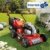 BRAST Benzin Rasenmäher incl. Selbstantrieb 2,5kW (3,4PS) GT Markengetriebe kugelgelagerte Big-Wheeler-Räder Stahlblechgehäuse Easy Clean 46cm Schnittbreite - 