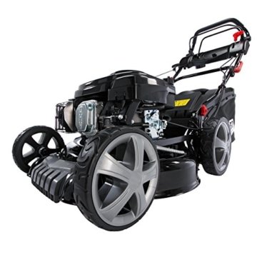 BRAST Benzin Rasenmäher incl. Selbstantrieb 3,7kW(5PS) GT Markengetriebe kugelgelagerte Big-Wheeler-Räder Stahlblechgehäuse Easy Clean 173ccm Motor - 