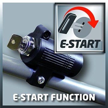 Einhell Benzin Rasenmäher GC-PM 46/2 S HW-E (1,9 kW, 139 cm³, Schnittbreite: 46 cm, zentrale Schnitthöhenverstellung: 6 Stufen | 30-80 mm) - 