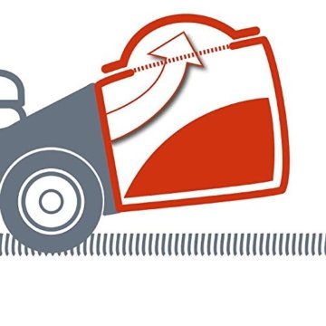 Einhell Benzin Rasenmäher GC-PM 51/2 S HW (2,7 kW, 173 cm³, 51 cm Schnittbreite, 70 l Fangsack, Mulchfunktion, Highwheeler) - 