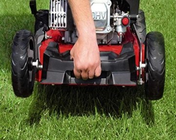 Einhell Benzin Rasenmäher GC-PM 51/2 S HW (2,7 kW, 173 cm³, 51 cm Schnittbreite, 70 l Fangsack, Mulchfunktion, Highwheeler) - 