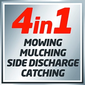 Einhell Benzin Rasenmäher GC-PM 51/2 S HW-E (2,7 kW, 173 cm³, Schnittbreite: 51 cm, zentrale Schnitthöhenverstellung: 6 Stufen | 30-80 mm) - 