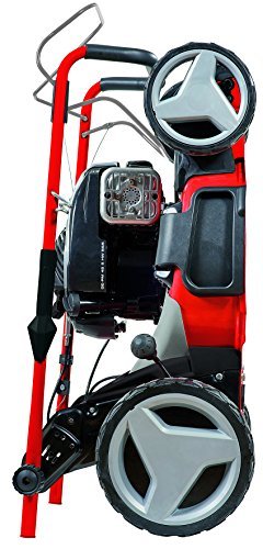 Einhell Benzin Rasenmäher GE-PM 48 S HW B&S (2 kW, 48 cm Schnittbreite, 75 l Fangsack, Hinterradantrieb, Mulchfunktion, Seitenauswurf, empfohlen bis 1600 m²) - 