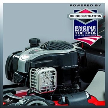 Einhell Benzin Rasenmäher GE-PM 48 S HW B&S (2 kW, 48 cm Schnittbreite, 75 l Fangsack, Hinterradantrieb, Mulchfunktion, Seitenauswurf, empfohlen bis 1600 m²) - 