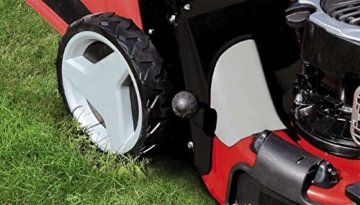 Einhell Benzin Rasenmäher GE-PM 53 S HW B&S (2,3 kW, 150 cm³, Schnittbreite 53 cm, Schnitthöhenverstellung 6-fach 25-70 mm, 80 L, Highwheeler) - 