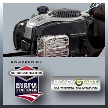 Einhell Benzin Rasenmäher GE-PM 53 VS HW B&S (2,3 kW, 150 cm³, Schnittbreite 53 cm, 6-fache Schnitthöhenverstellung 25-70 mm, 4-Gang Variospeed GT Getriebe) - 