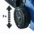Einhell Elektro Rasenmäher BG-EM 1437 (1400 W, 37 cm Schnittbreite, 3-fache Schnitthöhenverstellung 25-60 mm, 36 l Fangbox) - 