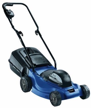 Einhell Elektro Rasenmäher BG-EM 1437 (1400 W, 37 cm Schnittbreite, 3-fache Schnitthöhenverstellung 25-60 mm, 36 l Fangbox) -