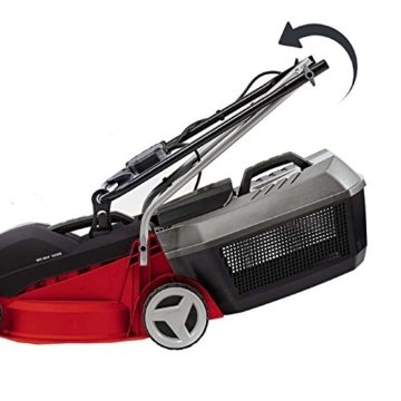 Einhell Elektro Rasenmäher GC-EM 1030 (1000 W, 30 cm Schnittbreite, 25 l Fangbox, 30-70 mm Schnitthöhe, klappbarer Führungsholm, leicht und robust) - 