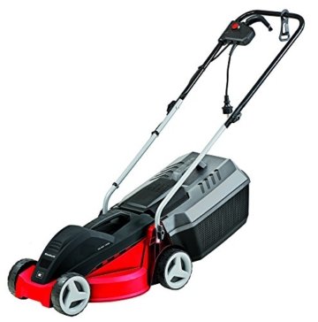 Einhell Elektro Rasenmäher GC-EM 1030 (1000 W, 30 cm Schnittbreite, 25 l Fangbox, 30-70 mm Schnitthöhe, klappbarer Führungsholm, leicht und robust) -