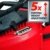 Einhell Elektro Rasenmäher GC-EM 1536 (1500 W, 36 cm Schnittbreite, 38 l Fangsack, 25-65 mm Schnitthöhe, Highwheeler) - 