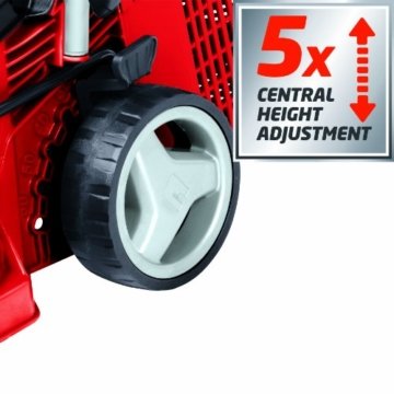 Einhell Elektro Rasenmäher GE-EM 1233 (1250 W, 33 cm Schnittbreite, 5-fache Schnitthöhenverstellung 20-60 mm, 30 l Fangbox) - 