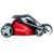Einhell Elektro Rasenmäher GE-EM 1536 HW (1500 W, 36 cm Schnittbreite, 6-fache Schnitthöhenverstellung 25-75 mm, 40 l Fangbox, Highwheeler) - 