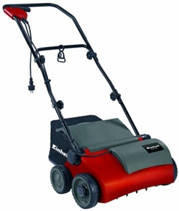Einhell Elektro Vertikutierer-Lüfter RG-SA 1433 (1400 W, 33 cm Arbeitsbreite, 3-fach höhenverstellbar, 28 l, empfohlen für Flächen bis 400 m²) -