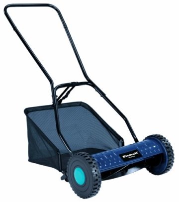 Einhell Hand Rasenmäher BG-HM 40 (40 cm Schnittbreite, 4-fache Schnitthöhenverstellung 15-35 mm, 23 l Grasfangkorb) -
