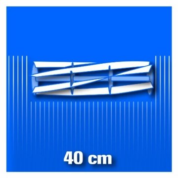 Einhell Hand Rasenmäher BG-HM 40 (40 cm Schnittbreite, 4-fache Schnitthöhenverstellung 15-35 mm, 23 l Grasfangkorb) - 