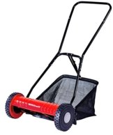 Einhell Hand Rasenmäher GC-HM 40 (40 cm Schnittbreite, max. 35 mm Schnitthöhe, 27 l Fangkorb, empfohlen bis 250 m²) -