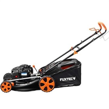FUXTEC Benzin Rasenmäher FX-RM20BS mit 51 cm GT Selbstantrieb B&S Motor Easy Clean Briggs Stratton Motormäher 4in1 Mulchen - 