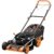 FUXTEC Benzin Rasenmäher FX-RM20BS mit 51 cm GT Selbstantrieb B&S Motor Easy Clean Briggs Stratton Motormäher 4in1 Mulchen -
