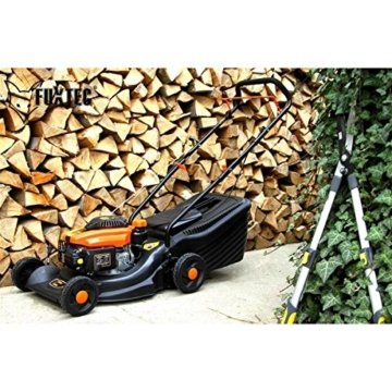 FUXTEC FX-RM1630 BENZIN RASENMÄHER mit stabilem Fangkorb - Der KOMPAKTE - 
