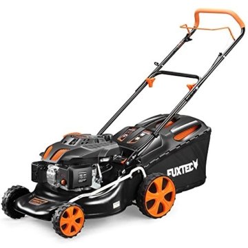 FUXTEC FX-RM1850ECO BENZIN RASENMÄHER mit EASY CLEAN Waschfunktion Fangkorb - 