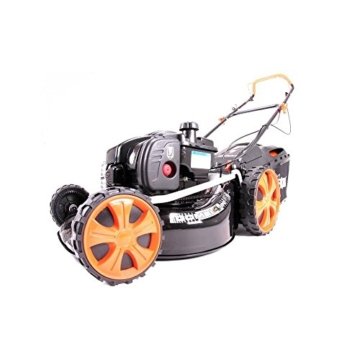 FUXTEC FX-RM20BS BENZIN RASENMÄHER mit B&S (Briggs Stratton) und EASY CLEAN Waschfunktion Radantrieb Mulchen Seitenauswurf Fangkorb - 