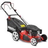HECHT Benzin-Rasenmäher 551 SX Benzin-Mäher (6 PS Motorleistung, 51 cm Schnittbreite, Schnitthöhenverstellung 25-65 mm, 55 L Fangsack) -