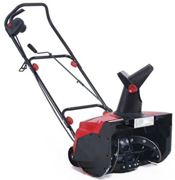 HECHT Elektro-Schneefräse 9181E Kehrmaschine Schneeschieber (inkl. LED-Scheinwerfer, 1800W) -