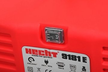 HECHT Elektro-Schneefräse 9181E Kehrmaschine Schneeschieber (inkl. LED-Scheinwerfer, 1800W) - 