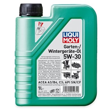 LIQUI MOLY 1279 Garten-/Wintergeräte-Öl 5W-30 Rasenmäher Motoröl 4-Takt 1L -