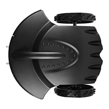 oneConcept Garden Hero Rasenmäher Rasenmähroboter Akku-Mähroboter (für Flächen bis 1.500m², automatisches Wiederaufladen, 3cm oder 4cm Schnitthöhe, 28cm Schnittbreite) schwarz - 