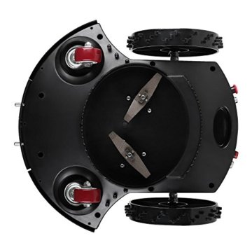 oneConcept Garden Hero Rasenmäher Rasenmähroboter Akku-Mähroboter (für Flächen bis 1.500m², automatisches Wiederaufladen, 3cm oder 4cm Schnitthöhe, 28cm Schnittbreite) schwarz - 