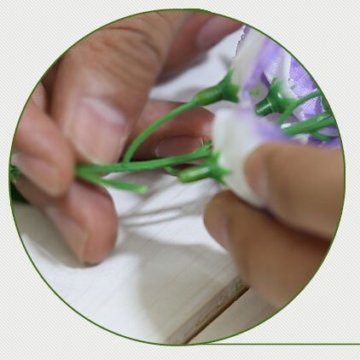 12 Stücke/Lot Künstlicher 105 cm Deko Hochzeiten Heimdekoartikel Blauregen Seidenblumen Urlaub & Blumen und Wildtierbeobachtungen simulation - 