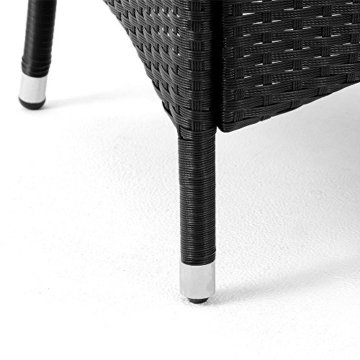 17tlg PolyRattan Sitzgruppe Gartenmöbel Gartenset Lounge Rattan Gartengarnitur Essgruppe Rattan - 