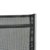 2er Set Klappstuhl Aluminium Komfortbreite Gartenstuhl Gartenstühle Klappstühle Alu schwarz - 