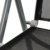 2er Set Klappstuhl Aluminium Komfortbreite Gartenstuhl Gartenstühle Klappstühle Alu schwarz - 