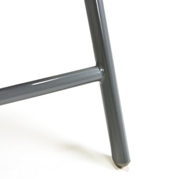 2er Set Klappstuhl Aluminium Komfortbreite Gartenstuhl Gartenstühle Klappstühle Alu schwarz - 