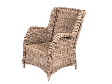 2er Set Polyrattan Sessel beige grau inkl Kissen Gartenstuhl Esszimmer hochwertig Polyrattansessel 2 Stück - 