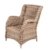 2er Set Polyrattan Sessel beige grau inkl Kissen Gartenstuhl Esszimmer hochwertig Polyrattansessel 2 Stück - 