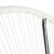 2x Poly-Rattan Gartensessel Suzano, Gartenstuhl Spaghetti Stuhl, 70er Retro-Design ~ weiß - 